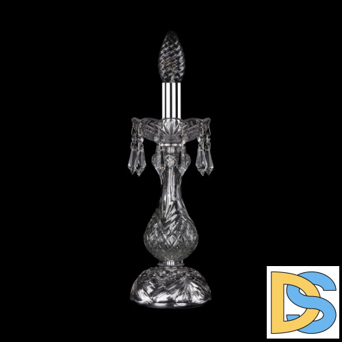 Настольная лампа Bohemia Ivele Crystal 1403L/1-31 Ni