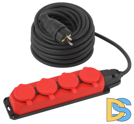 Удлинитель силовой Эра UK-4e-3x1,5-20m-IP44(KG) Б0057587