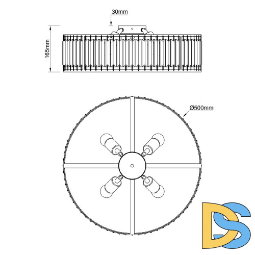 Потолочный светильник Escada Unona 2116/4