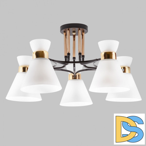 Потолочная люстра IMEX MD.5692-5-S-COFFEE+FGD