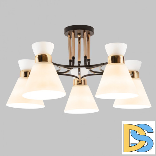 Потолочная люстра IMEX MD.5692-5-S-COFFEE+FGD