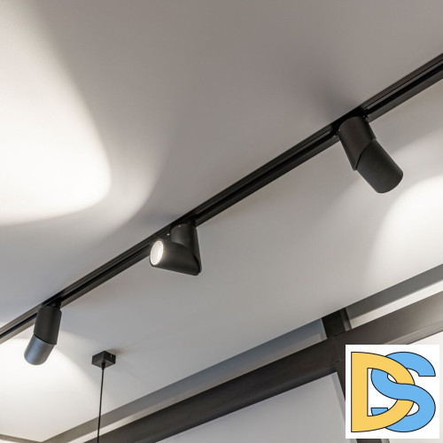 Встраиваемый однофазный шинопровод Elektrostandard Track Rail BK Recessed 4690389178528 a057091