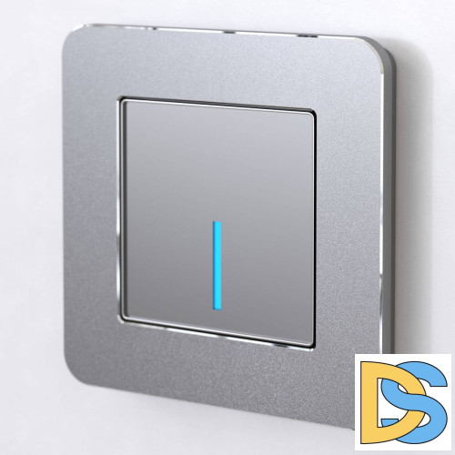 Рамка на 1 пост Werkel Platinum алюминий 4690389184413 W0012606