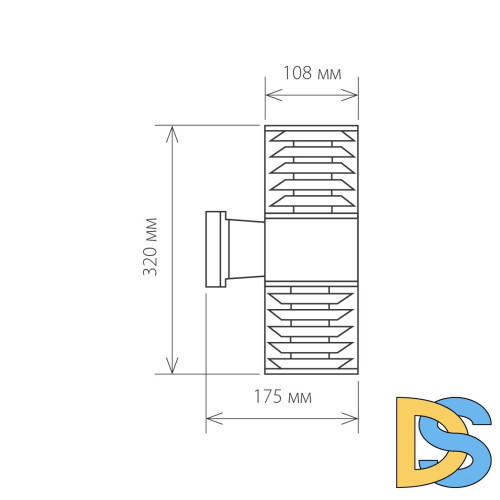 Уличный настенный светильник Elektrostandard 1407 Techno 4690389067662