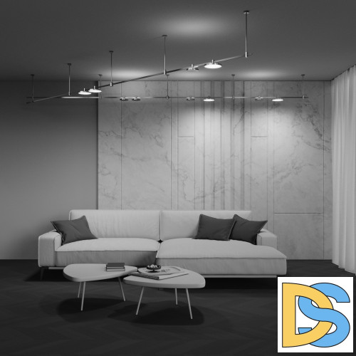 Трековый магнитный светильник Maytoni Plato TR153-1-10W3K-BS