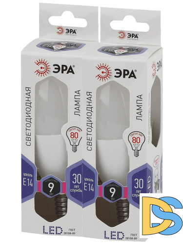 Лампа светодиодная Эра E14 9W 6000K LED B35-9W-860-E14 Б0031403