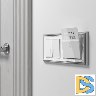 Рамка на 2 поста (хром/белый) W0021431