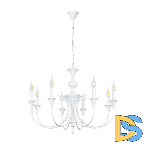 Подвесная люстра Arte Lamp Collinetta A4094LM-8WH