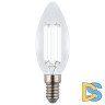 Лампа светодиодная филаментная Uniel LED-C35-4W/4000K/E14/CL GLY01TR UL-00011937