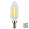 Лампа светодиодная филаментная Uniel LED-C35-4W/4000K/E14/CL GLY01TR UL-00011937
