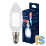 Лампа светодиодная филаментная Uniel LED-C35-4W/4000K/E14/CL GLY01TR UL-00011937