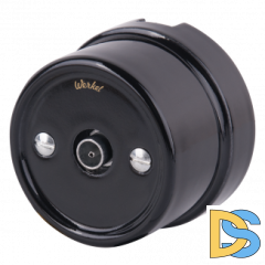 ТВ розетка (черный) Ретро WL18-02-05