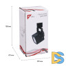 Трековый однофазный светильник Reluce 16022-9.3-001CT MR16 BK