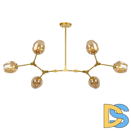 Люстра на штанге AM Group LOFT-6 GL