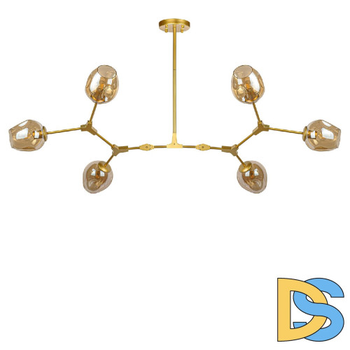 Люстра на штанге AM Group LOFT-6 GL