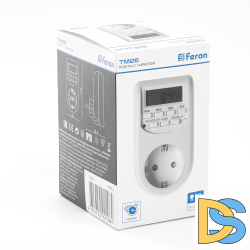 Розетка с таймером Feron TM26 41815