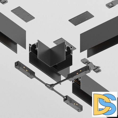 Угол-соединитель для магнитного шинопровода Maytoni Technical Magnetic track system Gravity TRA010CT-41B