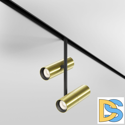 Трековый магнитный светильник Maytoni Elti Duo TR005-4-2X12W-DS-BBS