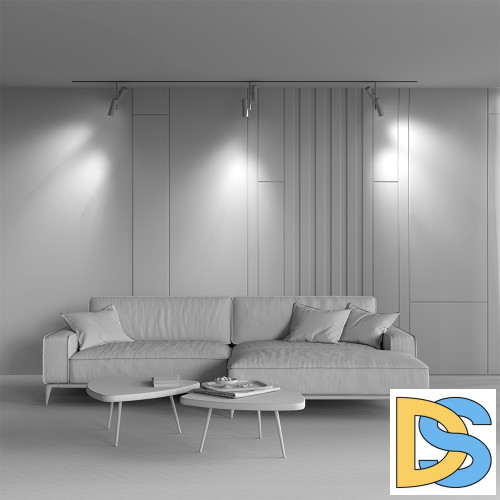 Трековый магнитный светильник Maytoni Elti Duo TR005-4-2X12W-DS-BBS