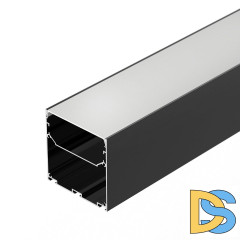 Алюминиевый профиль Arlight LINE-S-7575-2500 BLACK 041856