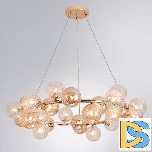 Подвесная люстра Arte Lamp Etereo A5261LM-25GO