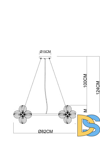 Подвесная люстра Arte Lamp Etereo A5261LM-25GO