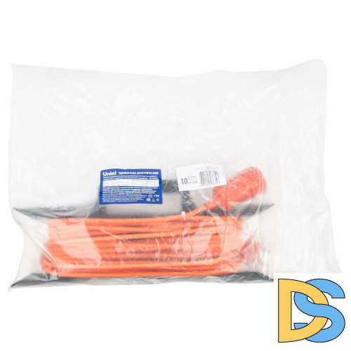 Удлинитель Uniel YX10-101 /UCK-1N/2x1,00/10M/F ORANGE UL-00010799