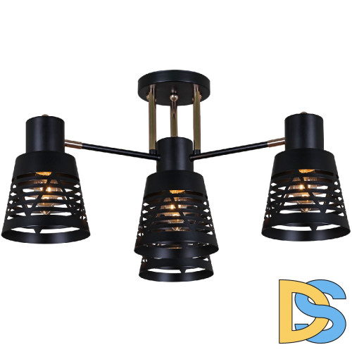 Потолочная люстра Reluce 06074-3.3-04 BK+FG