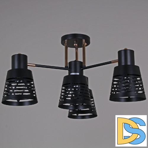Потолочная люстра Reluce 06074-3.3-04 BK+FG