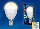Лампа светодиодная (UL-00002418) Uniel E27 7W 4000K матовая LED-G45 7W/NW/E27/FR PLP01WH