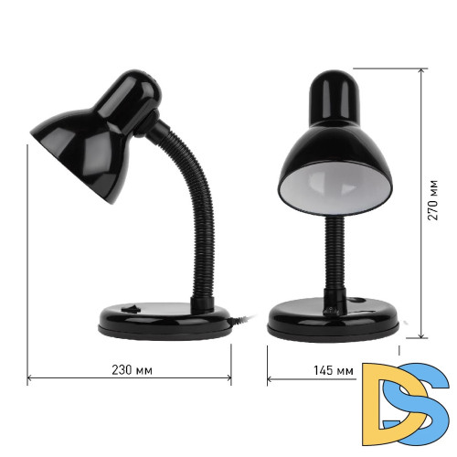 Настольная лампа Эра N-211-E27-40W-BK Б0035054