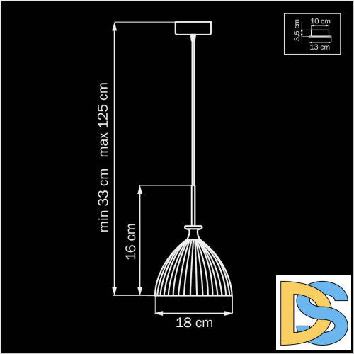 Подвесной светильник Lightstar Simple Light 810 810023