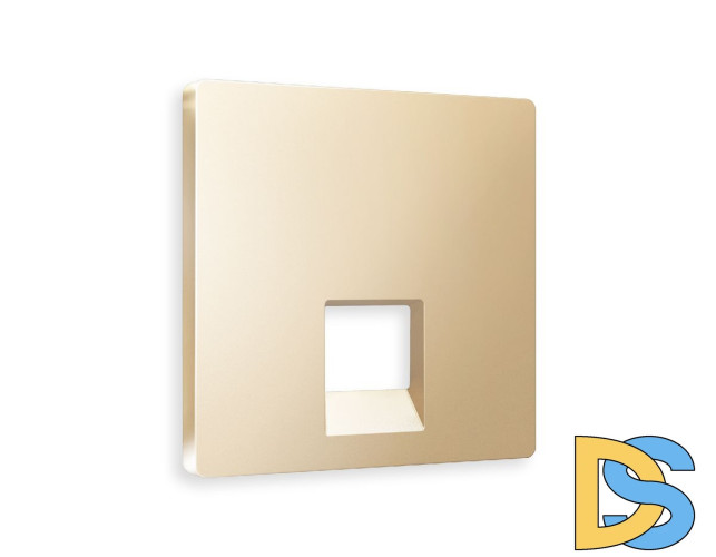 Лицевая панель для компьютерной/телефонной розетки RJ-45/RJ-11 Ambrella Volt Alfa AP6120