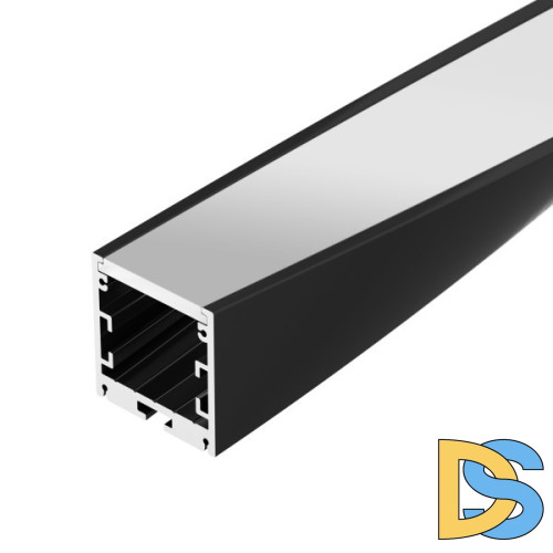 Алюминиевый профиль Arlight SL-ARC-3535-Twist90R-400 Black 032682