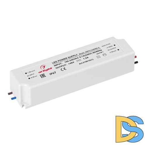 Блок питания Arlight ARPV-LV48060-A (48V, 1.3A, 60W) 019010(1)