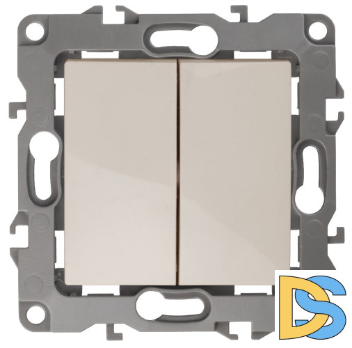 Переключатель двойной Эра 12-1106-02 Б0014664