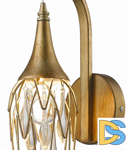 Подвесной светильник Delight Collection Goddess Tears P68009S-1G gold