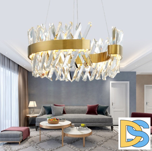 Подвесная люстра Delight Collection Akasha MD18162246-600A light antique brass