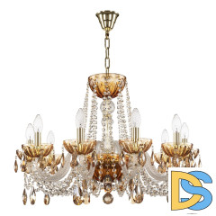 Подвесная люстра Bohemia Ivele Crystal 5402/10/240 G Amber/M-1H K721