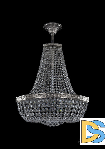 Люстра на штанге Bohemia Ivele Crystal 19283/H2/45IV Ni