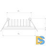 Встраиваемый светильник Elektrostandard DSS005 7+3W 4200K 4690389151385