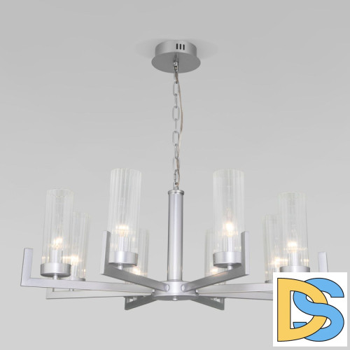 Подвесная люстра Eurosvet Arganie 60133/8 серебро