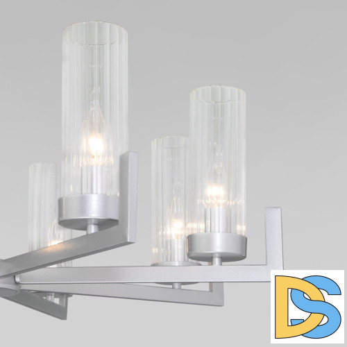 Подвесная люстра Eurosvet Arganie 60133/8 серебро