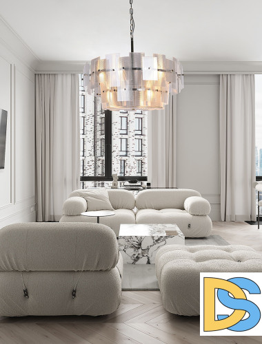 Подвесная люстра Delight Collection BRCH9161CG nickel