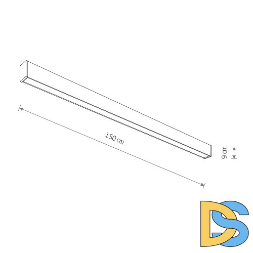 Уличный потолочный светильник Nowodvorski Outline Led L Black 11362