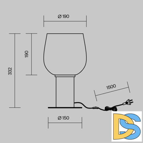 Настольная лампа Maytoni Smart Casual MOD414TL-01G