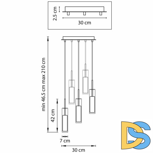 Подвесная люстра Lightstar Cilino 756057