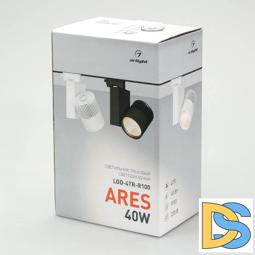 Трековый светодиодный светильник Arlight LGD-Ares-4TR-R100-40W Day4000 025537