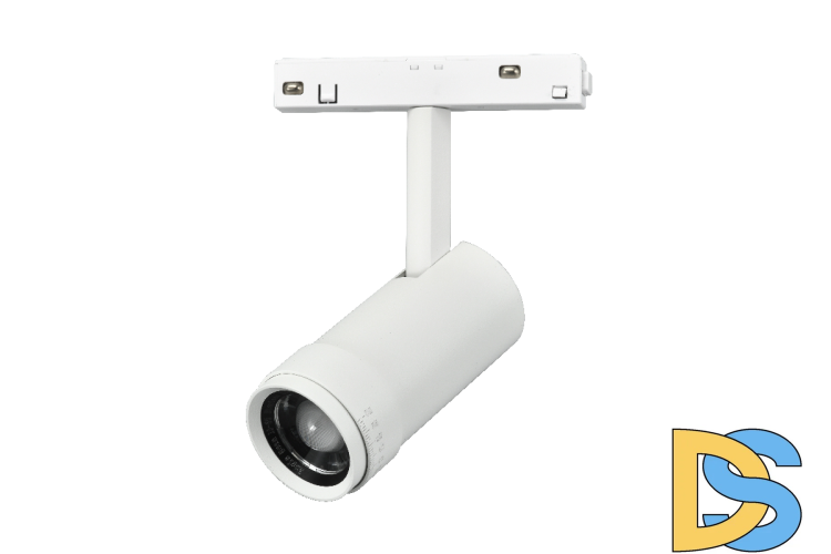 Трековый магнитный светильник iLedex Vision ZOOM 4822-020-D47-10W-10/60DG-3000K-WH