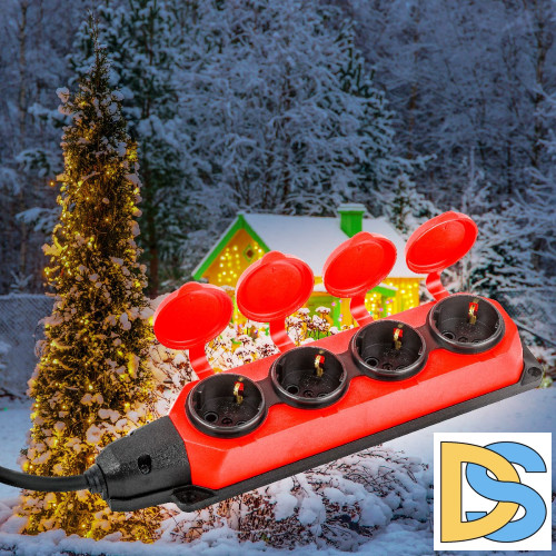 Удлинитель силовой Эра UK-4e-3x1,5-30m-IP44(KG) Б0057588